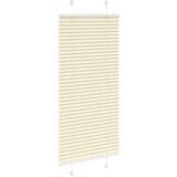 vidaXL Plisirana roleta krem 65x100 cm širina tkanine 64,4 cm | shoptok.hr