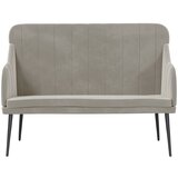  Klupa svjetlosiva 110 x 76 x 80 cm baršunasta | shoptok.hr
