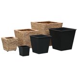 Furnova Visoki cvetlični lonci 3 kosi vodna hijacinta, (21921082) | Shoptok.si