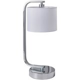  Endon 57917 - Prigušiva stona lampa CANNING 1xE14/40W/230V sjajni hrom/bela | Eponuda.com