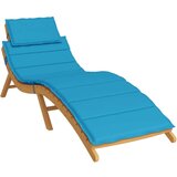 Blazina za ležalnik modra 186x58x4 cm oxford tkanina, (20656678) | Shoptok.si