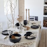 Casafina Plitev krožnik Pacifica Seed Grey 27cm / temno siv / stoneware, (20456113) | Shoptok.si
