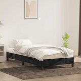  Okvir kreveta bez madraca crni 100x220 cm baršun | shoptok.hr