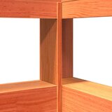  Polica postelja z vzglavjem 2 pcs Voskast rjav 200 x 200 cm, (5000120863) | Shoptok.si