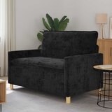 SOFA Crna 126 x 81 x 87,5 cm Poliester Cijene