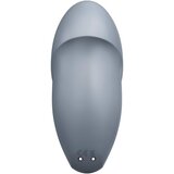 Satisfyer Tap & Climax 1 - 2v1 vibrator in stimulator za klitoris (siva) | Shoptok.si