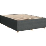  Krevet s oprugama i madracem tamnosivi 140x190 cm od tkanine | shoptok.hr