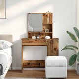  Toaletni stol s ogledalom Staro drvo 86,5x35x136 cm | Eponuda.com