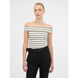 Orsay Black and white women's short-sleeved t-shirt - Women's Cene