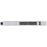 Ubiquiti Pro 24 (24) GbE ports (2) 10G SFP+ ports DC power backup-ready Layer 3 switching Silent cooling. | Eponuda.ba