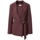 A LOT LESS Blazer 'Antonie' temno rjava | Shoptok.si