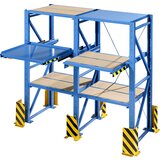LISTA Pločevinasta polica za izvlečni okvir, enojni izvlek, za ŠxG 890 x 860 mm, svetlo modra | Shoptok.si