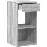 vidaXL Nočne omarice s predalom 2 kosa siva sonoma 35x34x66,5 cm | Shoptok.si