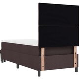 vidaXL Krevet s box springom i madracem tamnosmeđi 90x200 cm tkanina | shoptok.hr