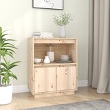 vidaXL komoda 60x34x75 cm trdna borovina Cene