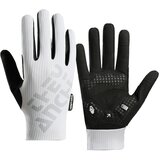 INF Dihljive polno-prstne kolesarske rokavice s 5mm SBR dlanjo White XL, (5000324356) Cene