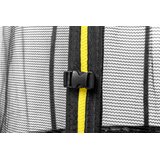  Vrtni trampolin Premium 252 cm (8 ft) s unutarnjom mrežom i ljestvama – crni | shoptok.hr