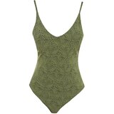 Trendyol Swimsuit - Green - Textured Cene'.'