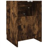 Ormarić za umivaonik boja dimljenog hrasta 40x37x59 cm drveni | shoptok.hr