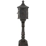  Stoječa poštna nabiralnika Bronasta 42,5 x 29,5 x 117 cm | Shoptok.si