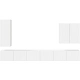  Namestitev na steno 6 pcs Visok sijaj bela - - Bela - 67.93 - 78,5 x 30 x 29,5 cm - 2025--Uvoz_2 | Shoptok.si