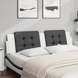  The Living Store Vzglavna stranica črna in bela 180 cm umetno usnje - Vzglavna Stranica, (21500480) | Shoptok.si