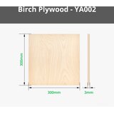 Bambu Lab 3 mm Birch Plywood - 1 set. | Shoptok.si