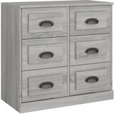 The Living Store Komoda siva sonoma 70x35,5x67,5 cm inženirski les - Komoda, (21503403) | Shoptok.si