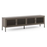 Marckeric Siva kovinska TV omarica 160x50x35 cm Fayna – | Shoptok.si