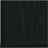 vidaXL Zidne police 2 kom crne 100x16,5x16,5 cm konstruirano drvo | shoptok.hr