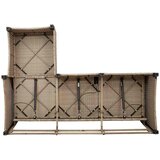  3-dijelni set vrtnih sofa od poliratana s jastucima bež L | shoptok.hr