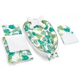 Tutumi Plišani tepih Shock kolekcije - Jungle Leaves Green | shoptok.hr