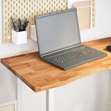 vidaXL Ploča za radni stol svjetlosmeđa 100x50x2,5cm drveni pravokutni | shoptok.hr