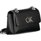 Calvin Klein Torba za na rame crna / srebro | shoptok.hr