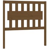 Maison Chic posteljno vzglavje - vzglavna omarica - nočna omarica medeno rjavo 95,5x4x100 cm trdna borovina, (21707236) | Shoptok.si