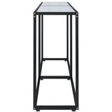  Konzolni stol boja bijeli mramor 160x35x75,5 cm kaljeno staklo | shoptok.hr