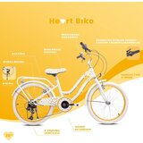  Dječji bicikl Heart 20" bijelo-zlatni 6 brzina | shoptok.hr