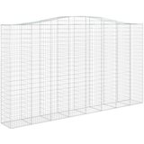  Gabionska košara s lukom 400x50x220/240 cm pocinčano željezo | shoptok.hr