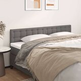  Posteljno vzglavje 2 kosa sivo 100x5x78/88 cm umetno usnje, (20792898) Cene