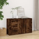  Komoda boja dimljenog hrasta 100x33x59,5 cm konstruirano drvo | shoptok.hr
