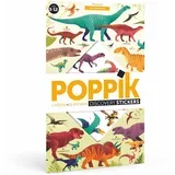 Edukativni poster s nalepnicama Otkrića Dinosaurusa 5+