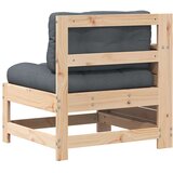  Vrtna sofa s naslonom za ruke i jastukom od masivne borovine | shoptok.hr