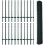  Zavarena žičana ograda 100 x 1 m (Š x V) Čelik premazan PVC-om | shoptok.hr