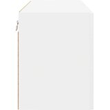  Zidni stakleni ormarić Bijelo 60 x 31 x 40 cm Konstruirano drvo | shoptok.hr
