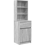 vidaXL Nočna omarica siva sonoma 39x35x125 cm inženirski les, (21828794) | Shoptok.si