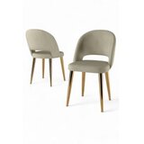 Hanah home set stolica (4 komada) pane cream gold | ePonuda.com
