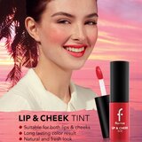 Flormar Lip & Cheek Tint tekuće rumenilo za usne i lice nijansa 002 Kiss Lip&Cheek 6.7 ml | shoptok.hr