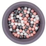 WALLXPERT bazen s lopticama, Bubble Pops v12, 85x85x30 cm, siva | Eponuda.ba