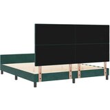  Postelja Temno Zeleno 180x200 cm Žamet, (22049410) | Shoptok.si
