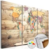  Slika na plutenoj podlozi - Map of Dreams 90x60 | shoptok.hr
